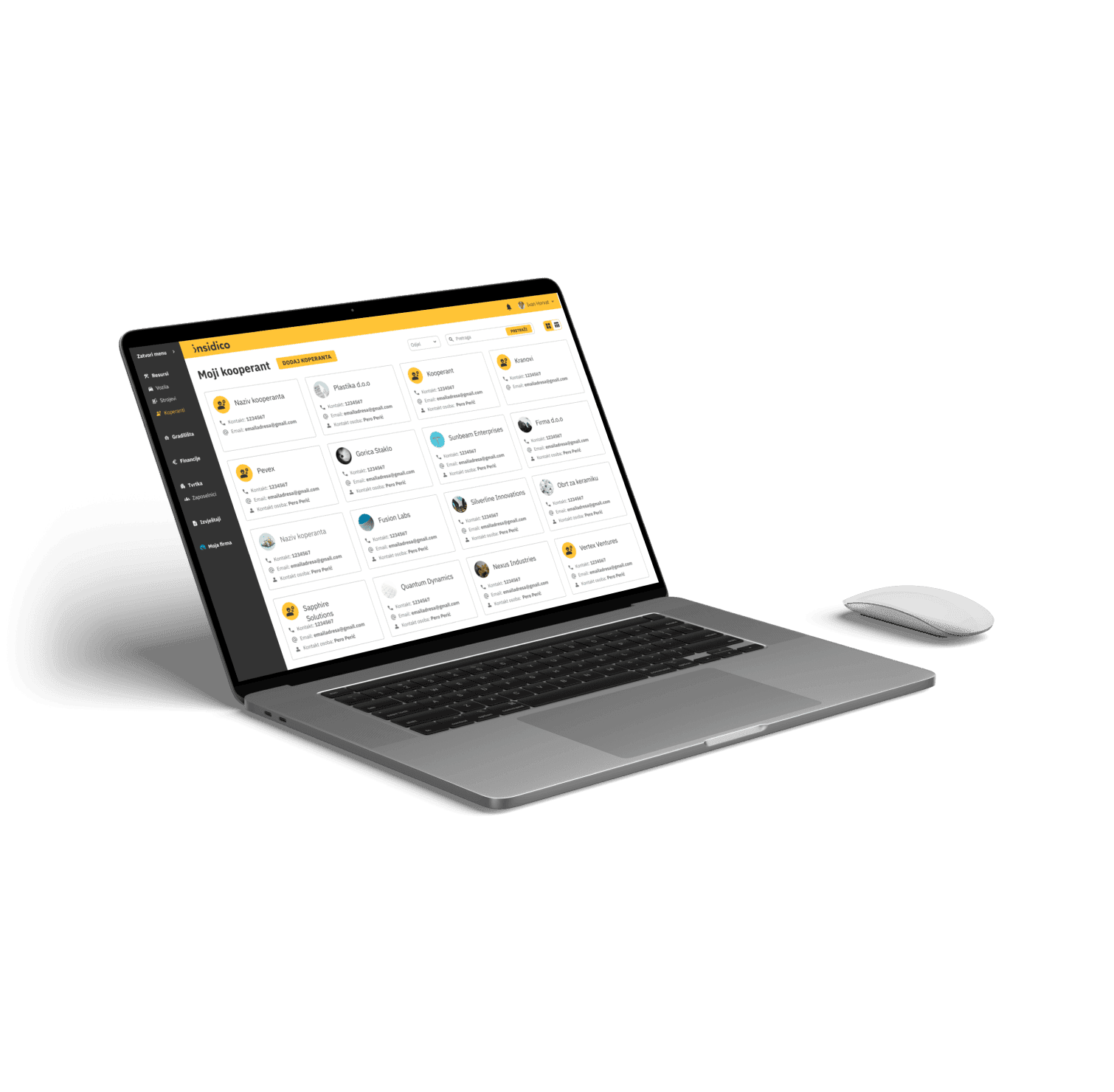 Insidico web app