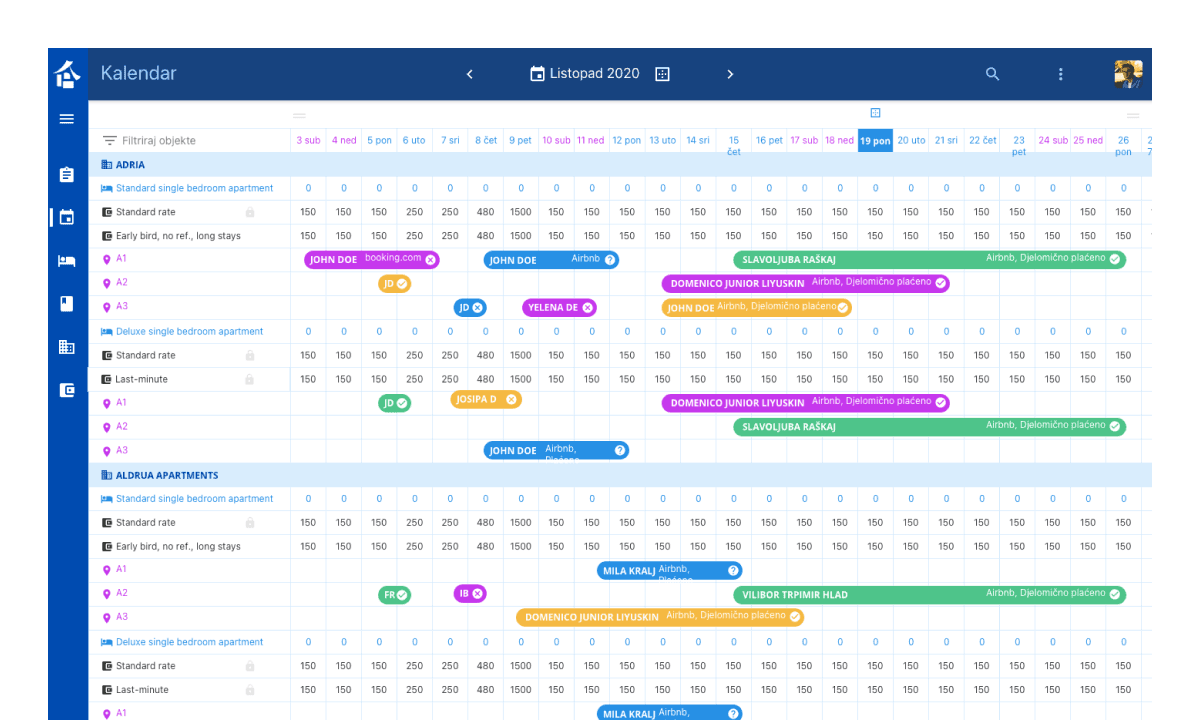 Nokumo calendar
